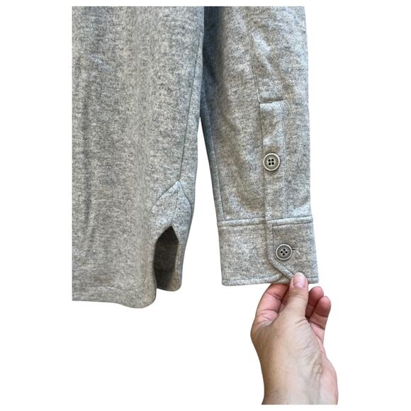 NEW Peter Millar Womenswear Gray Cashmere Lightweight Shacket Size Small - Picture 3 of 8